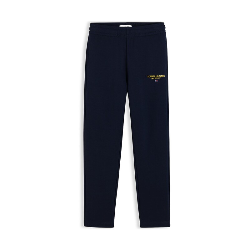 TOMMY HILFIGER Kalhoty Essential noční modrá / zlatě žlutá