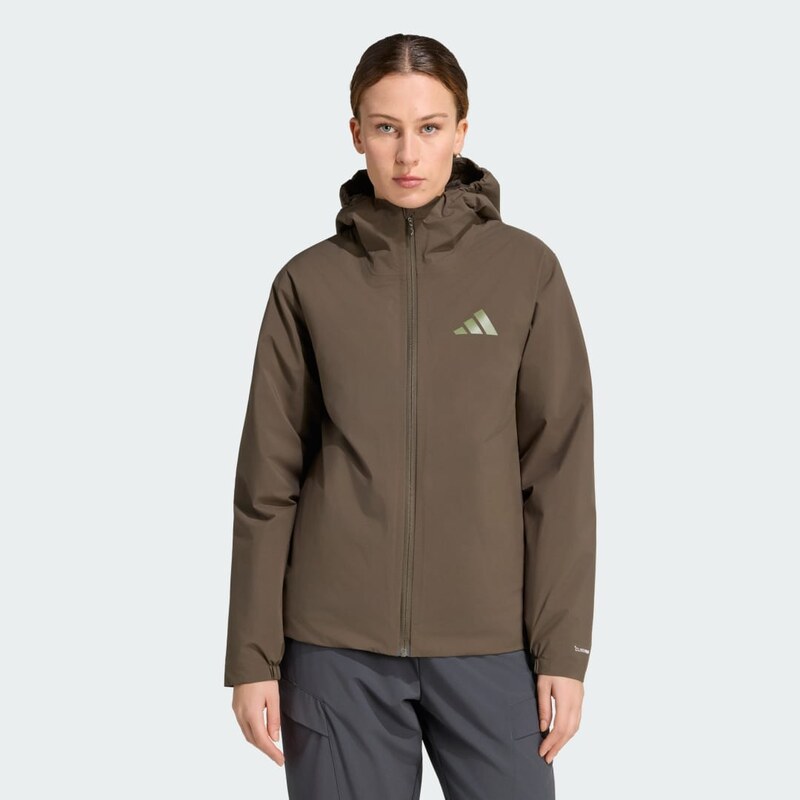 Adidas Zateplená bunda skapucí Terrex Multi Essentials