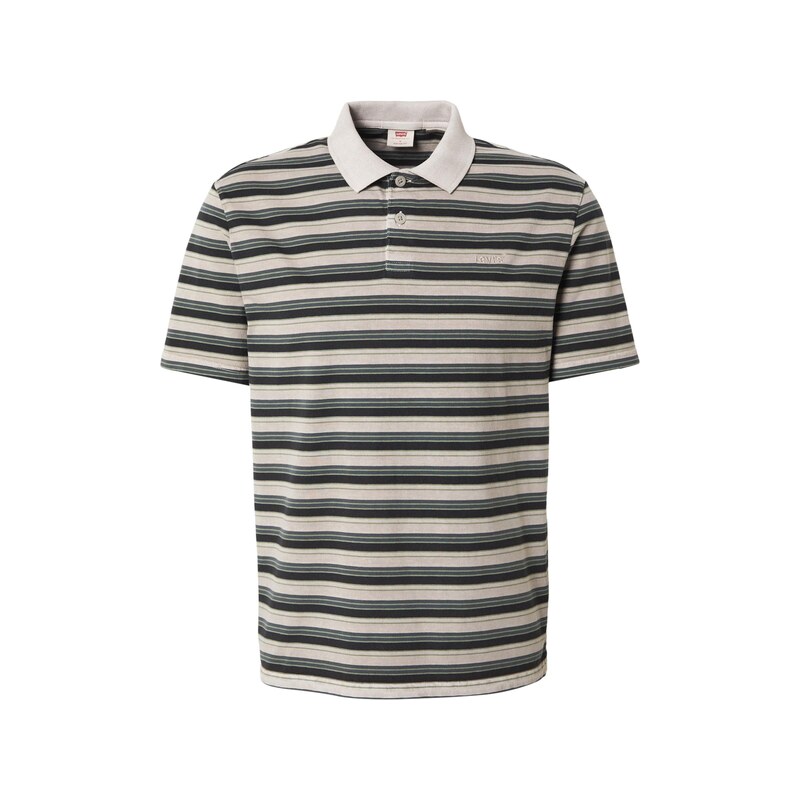 LEVIS  Tričko AUTHENTIC krémová / kiwi / tmavě zelená / černá