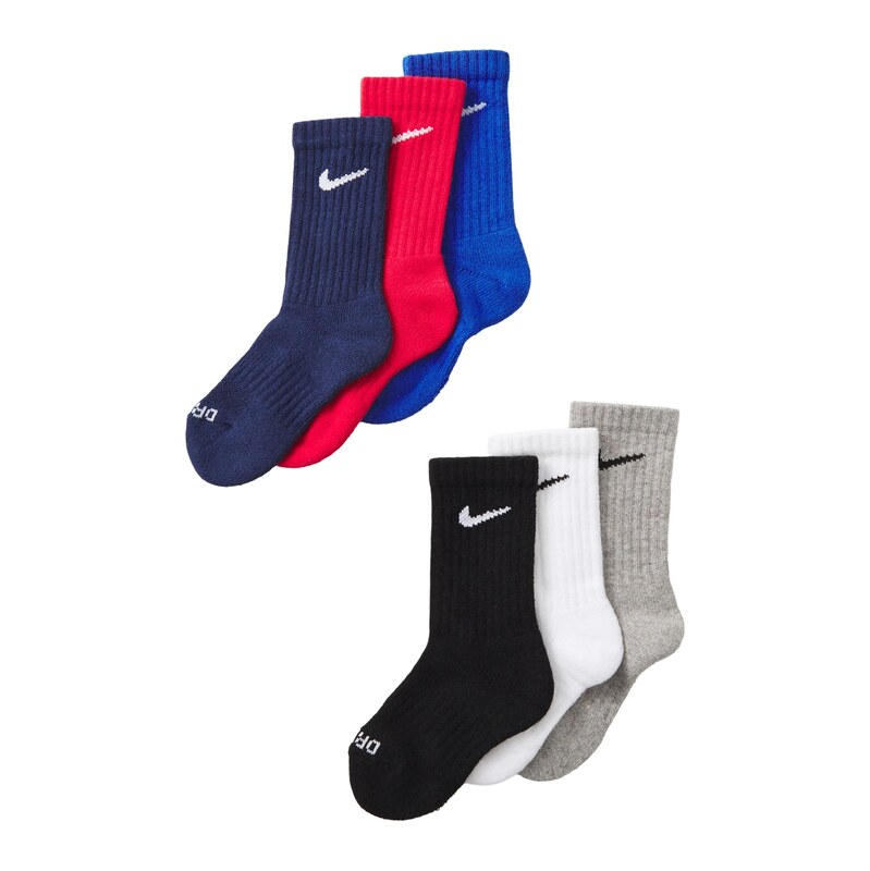 Nike Sportswear Ponožky modrá / šedá / červená / černá / bílá