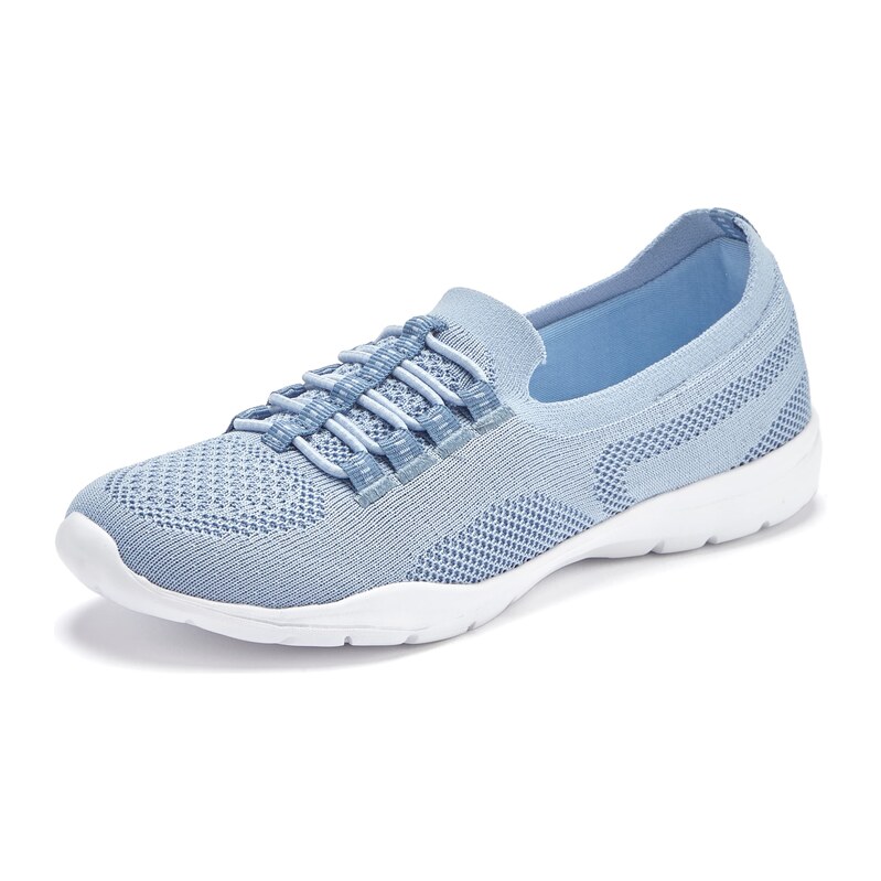 LASCANA Slip on boty světlemodrá