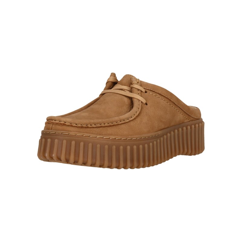CLARKS Pantofle Torhill hnědá