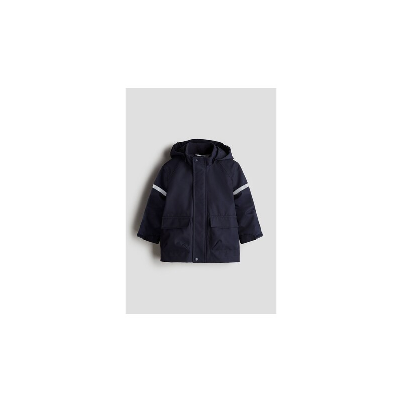 H&M - Voděodolná parka Room-to-grow - Námořnická Modř