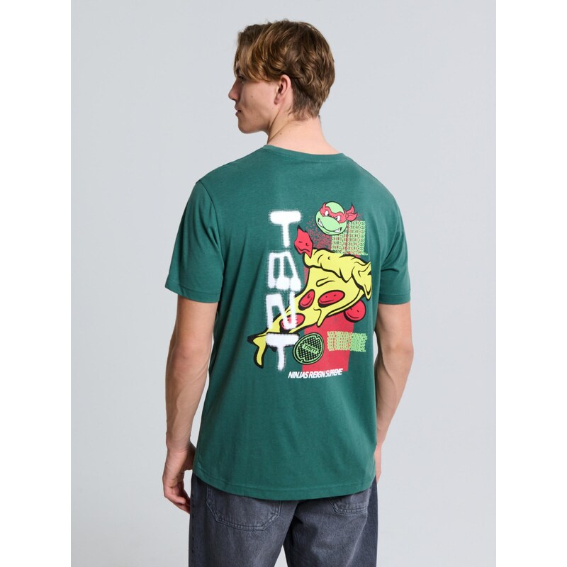 Sinsay - Tričko s potiskem Teenage Mutant Ninja Turtles - zelená