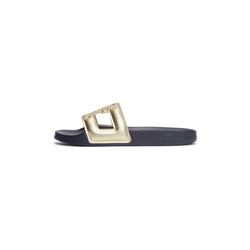 TOMMY HILFIGER Pantofle zlatá