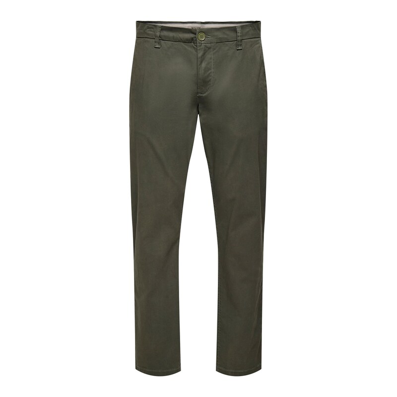 Only & Sons Chino kalhoty ONSWEFT zelená