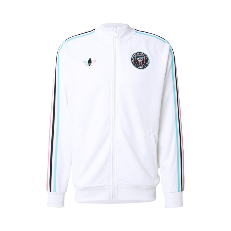 ADIDAS PERFORMANCE Sportovní bunda IMCF aqua modrá / růžová /