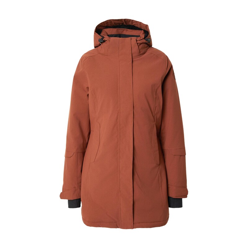 KILLTEC Outdoorový kabát KOW 20 kaštanově hnědá