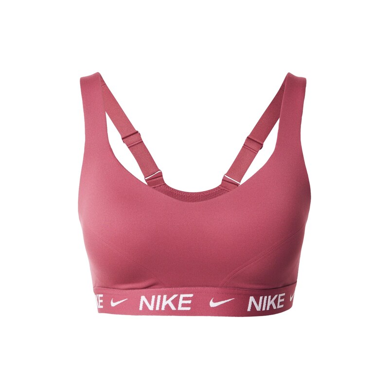 NIKE Sportovní podprsenka INDY eosin / bílá