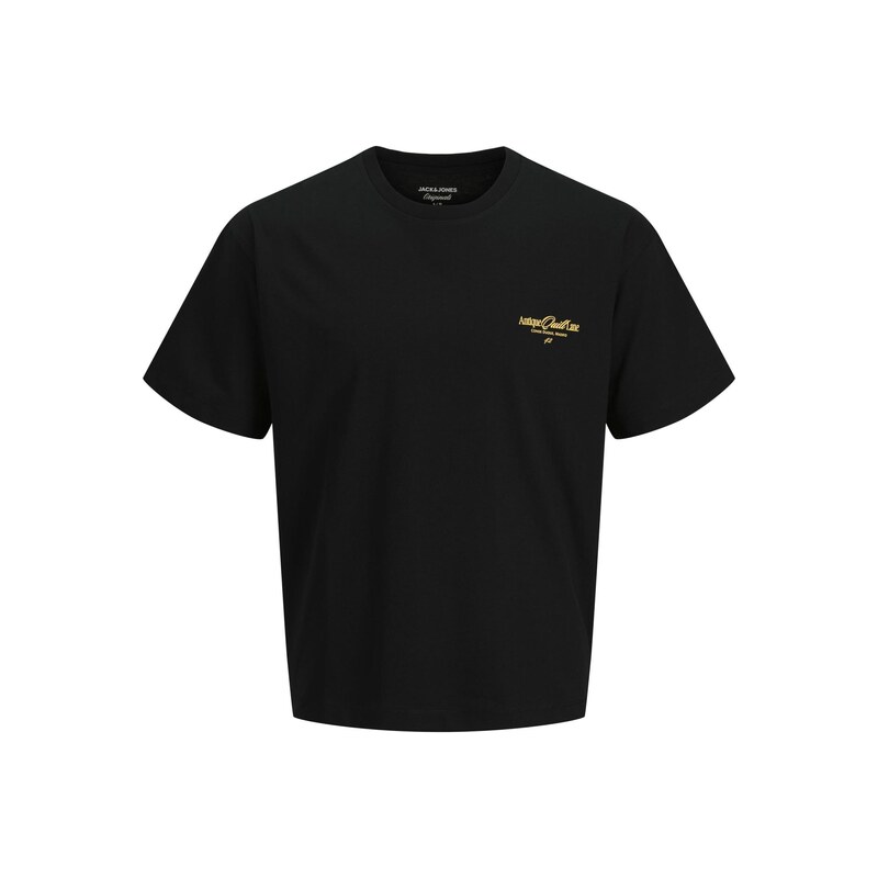 JACK & JONES Tričko JORSALAMANCO hnědá / pueblo / žlutá / černá