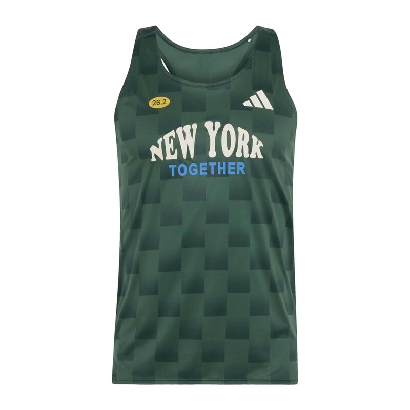 ADIDAS PERFORMANCE Funkční tričko ADIZERO světlemodrá / zelená /