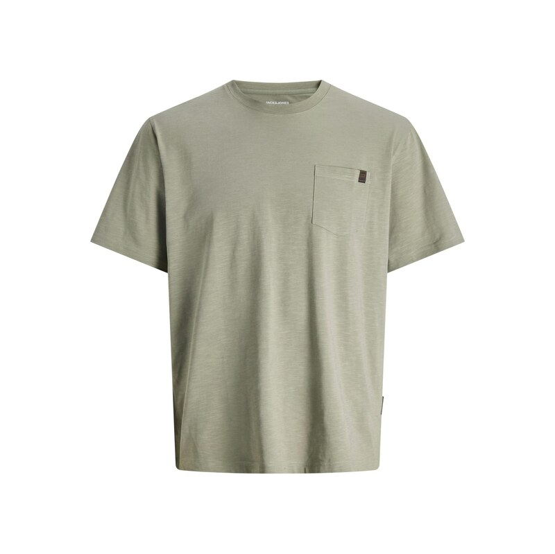 JACK & JONES Tričko JJEDover olivová
