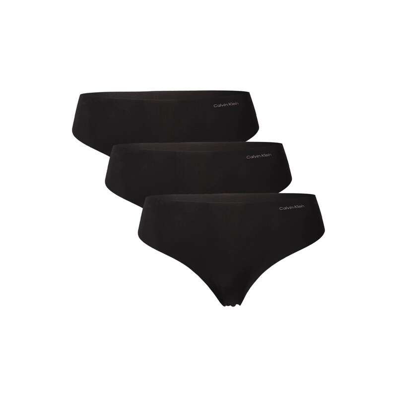Calvin Klein Tanga černá / bílá