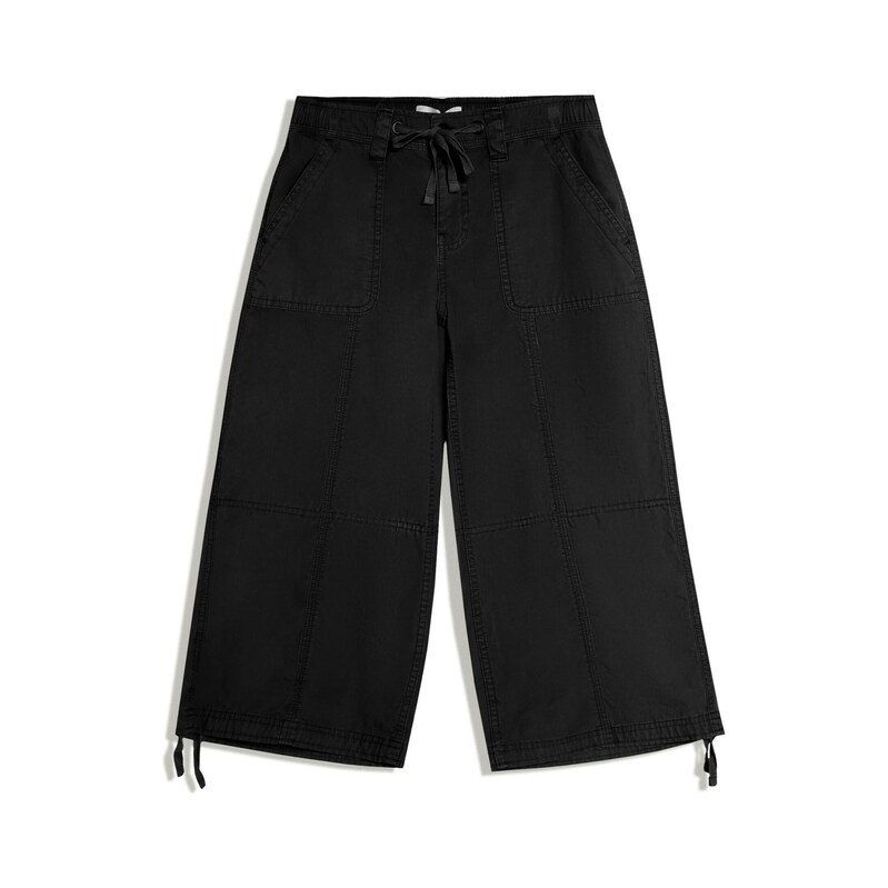 Bershka Kalhoty černá