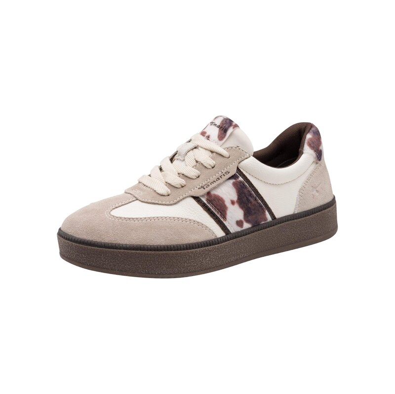 Tamaris Tenisky béžová / hnědá / offwhite
