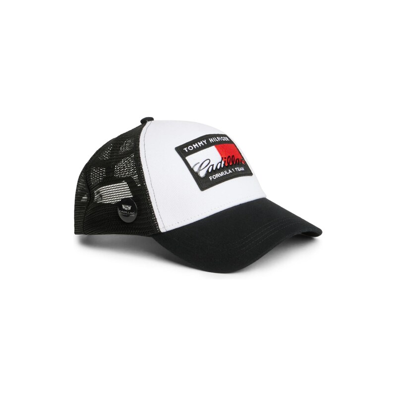 TOMMY HILFIGER Kšiltovka černá / bílá