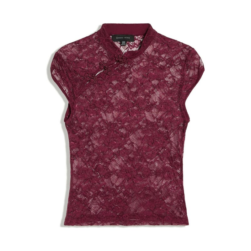 Bershka Halenka vínově červená
