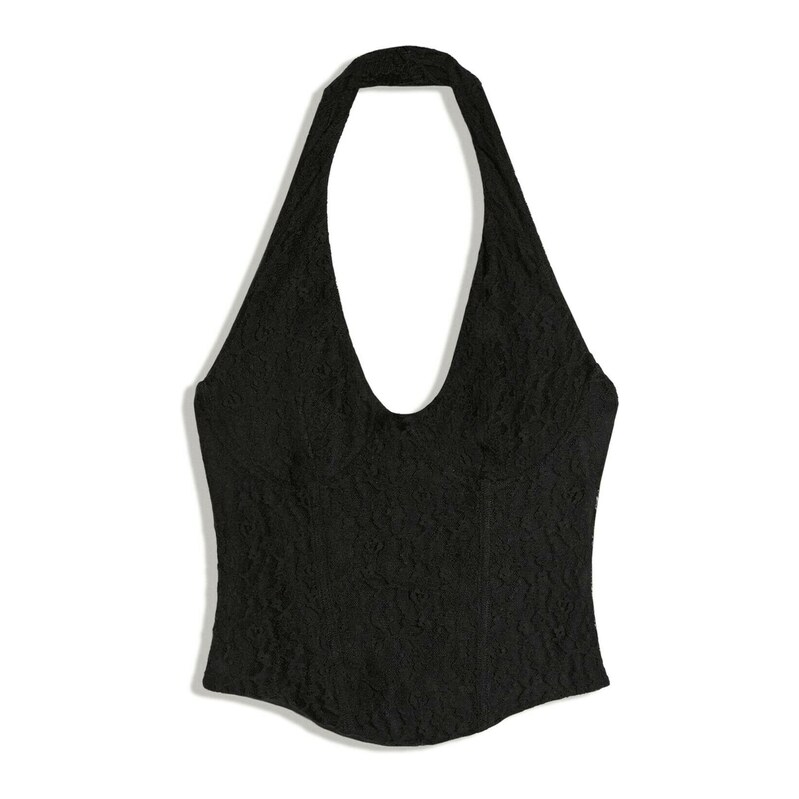 Bershka Top černá