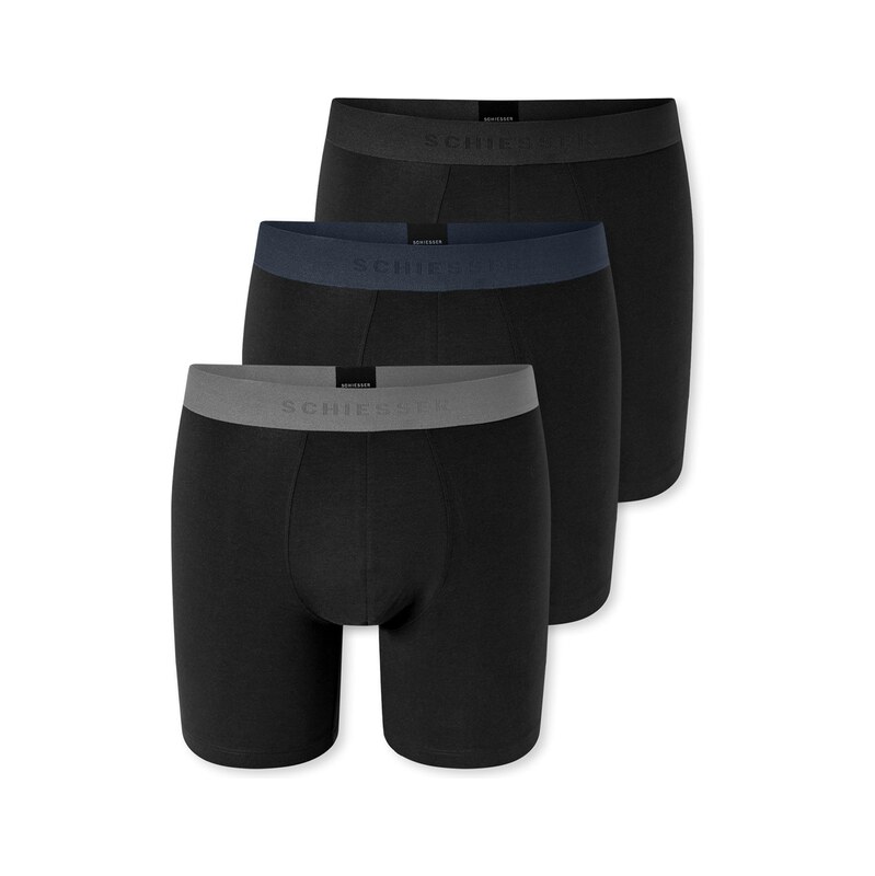 SCHIESSER Boxerky  95/5 Multi  černá