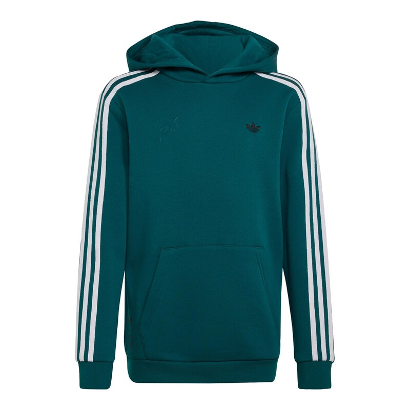 ADIDAS ORIGINALS Mikina jedle / černá / bílá