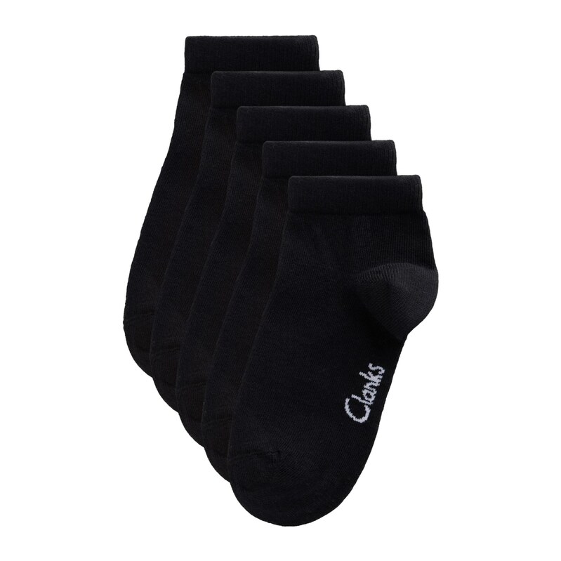 CLARKS Ponožky černá / bílá