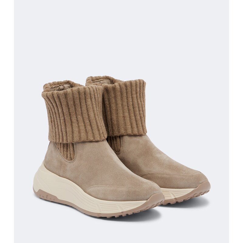 Hogan H669 suede ankle boots