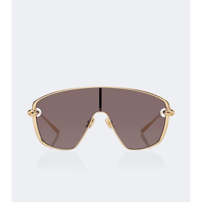 Bottega Veneta Knot shield sunglasses