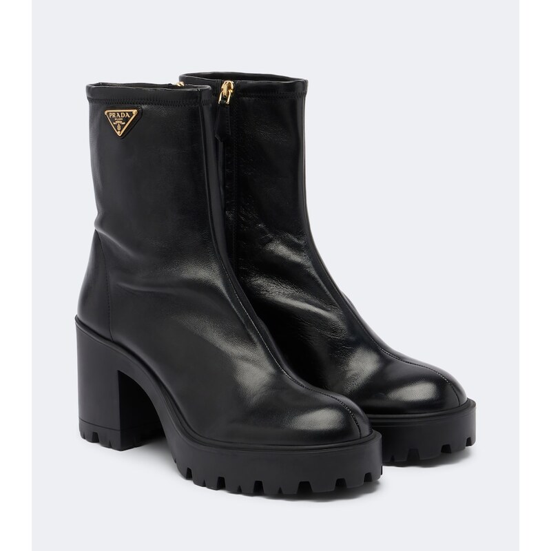 Prada Leather ankle boots