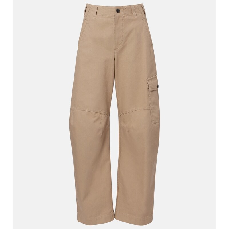 Brunello Cucinelli Cotton barrel-leg pants