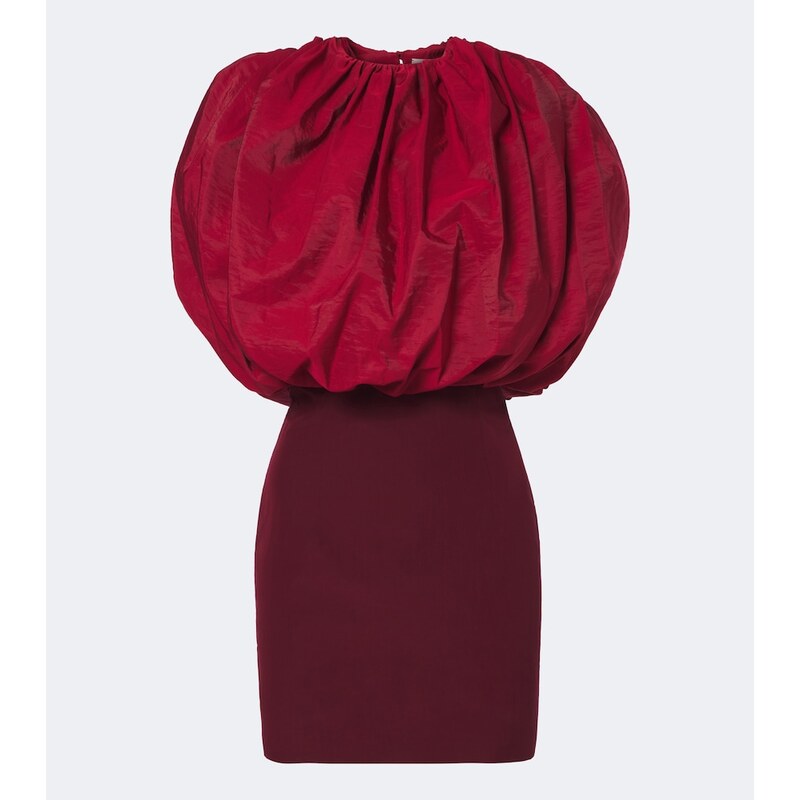 Magda Butrym Draped silk-blend minidress