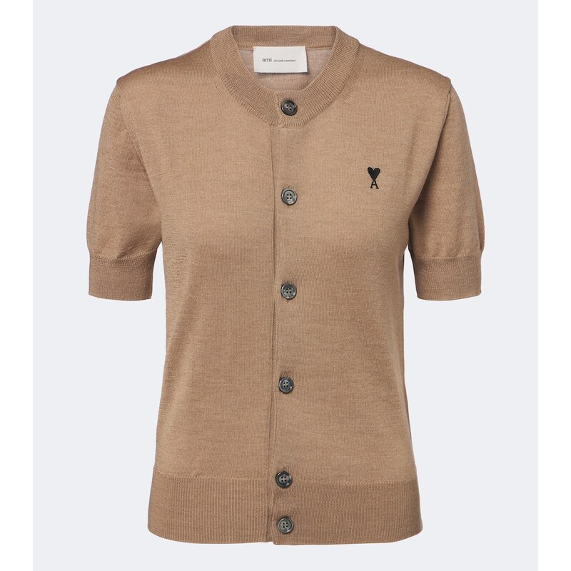 Ami Paris Ami de Coeur wool cardigan