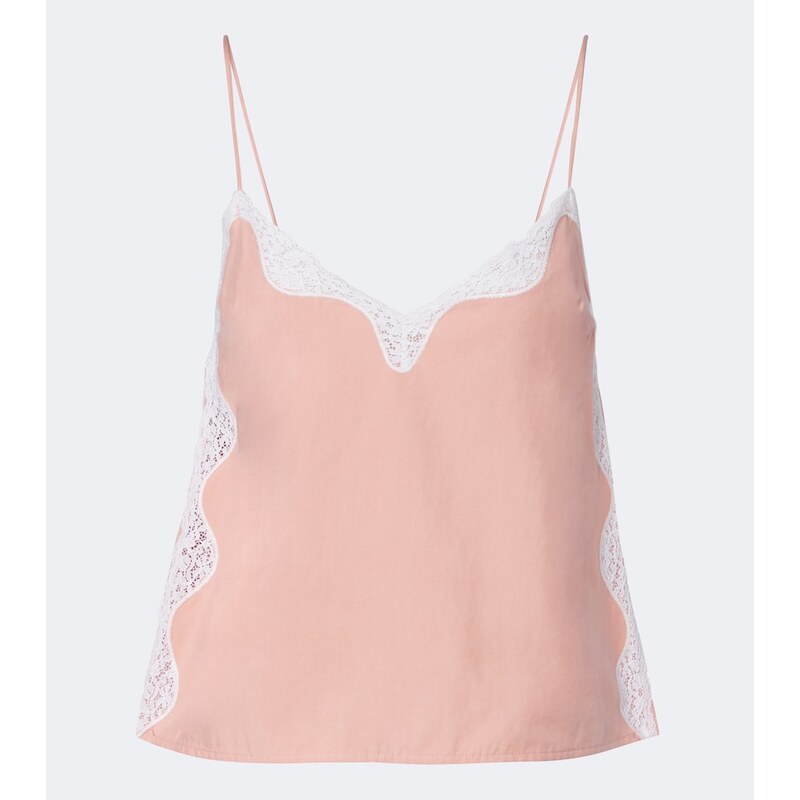 Posse Tabitha lace-trimmed top
