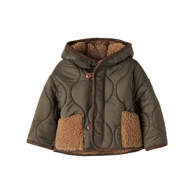 1 + in the Family Baby Calgary hooded quilted jacket