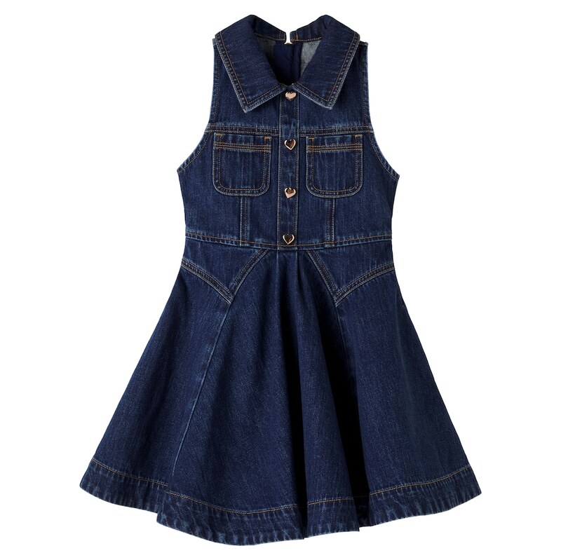 Self-Portrait Kids Denim dress
