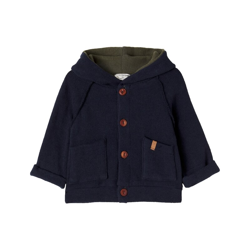 1 + in the Family Baby Edmonton hooded cotton-blend cardigan