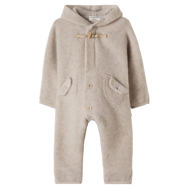 1 + in the Family Baby Cannes hooded onesie