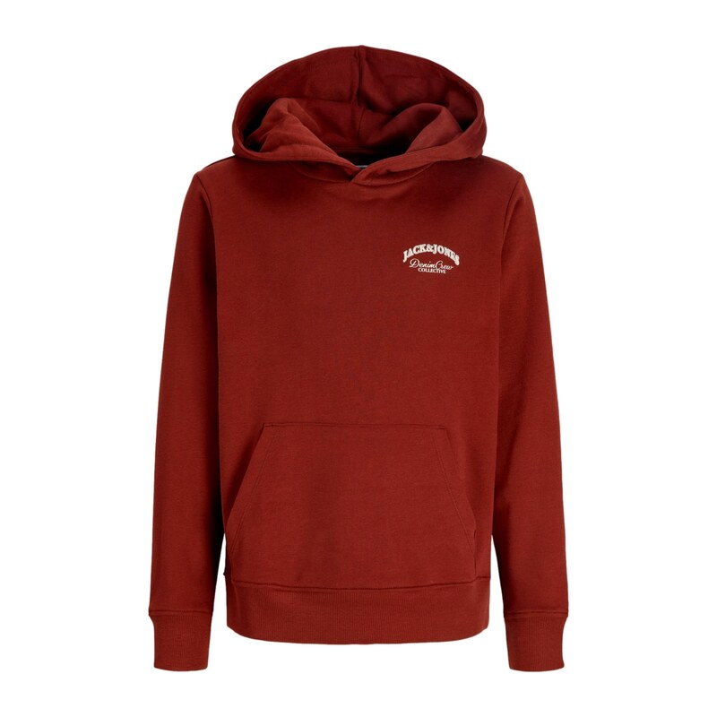 Jack & Jones Junior Mikina JJEBrandes červená / černá / offwhite