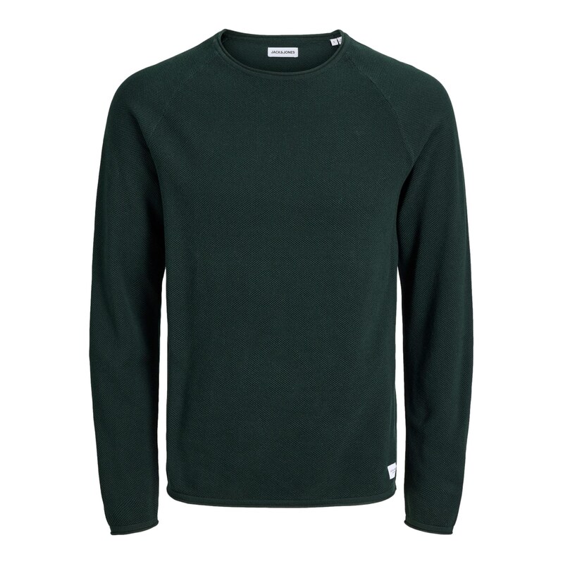 JACK & JONES Svetr JJEHill tmavě zelená