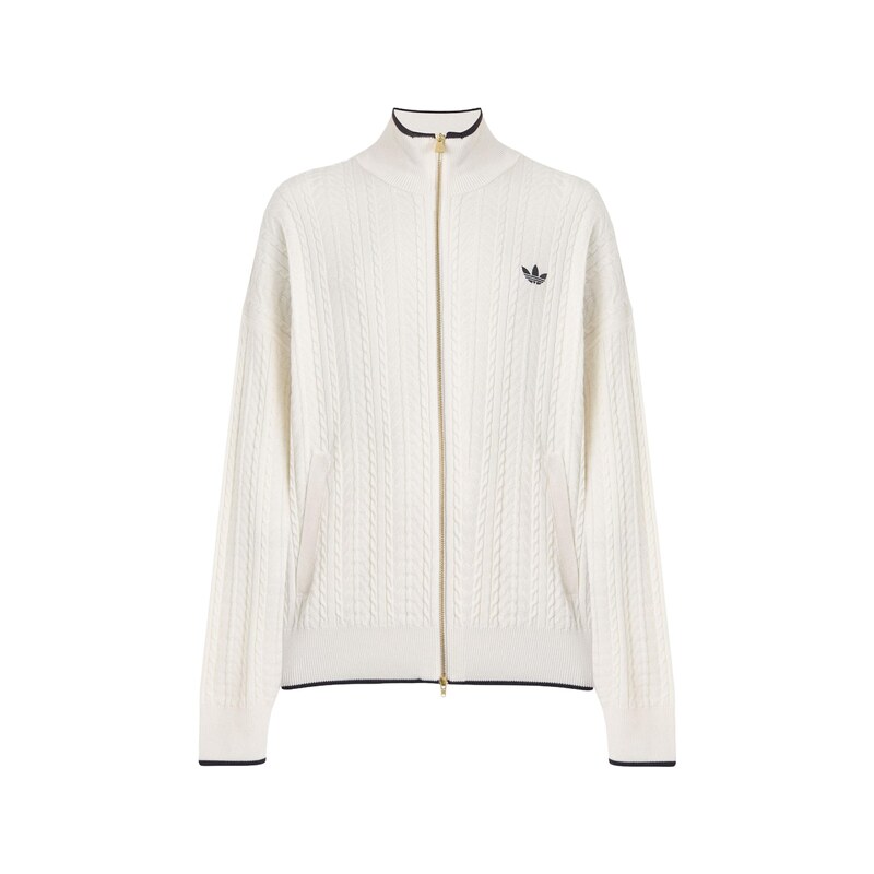 ADIDAS ORIGINALS Kardigan FIREBIRD černá / bílá