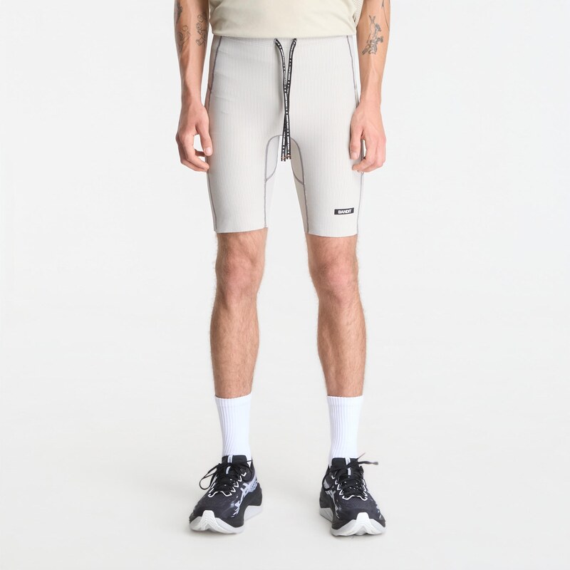 Šortky BANDIT Mens Striped Cadence Half Tights Plaster/ Slate S