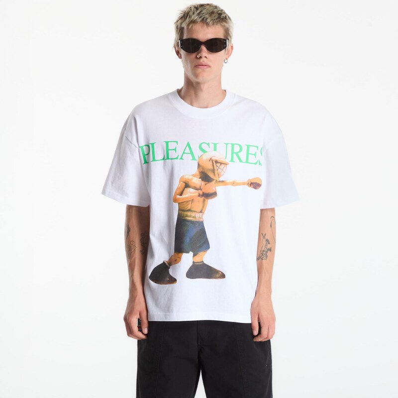 Tričko PLEASURES Animals T-Shirt White XL