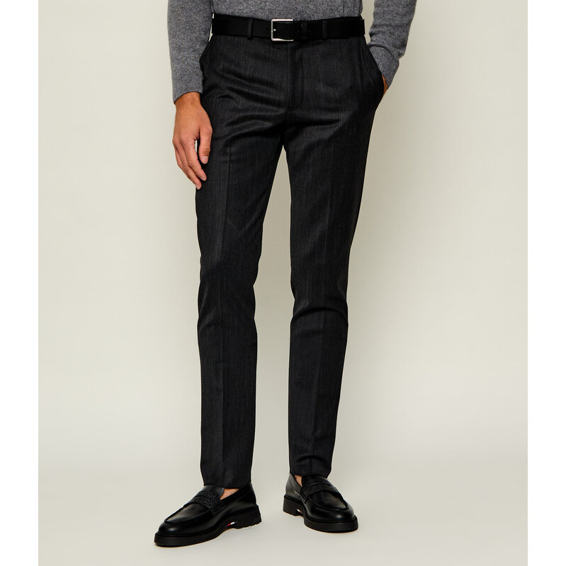 Emporio Armani Kalhoty chino | Slim Fit | s příměsí vlny