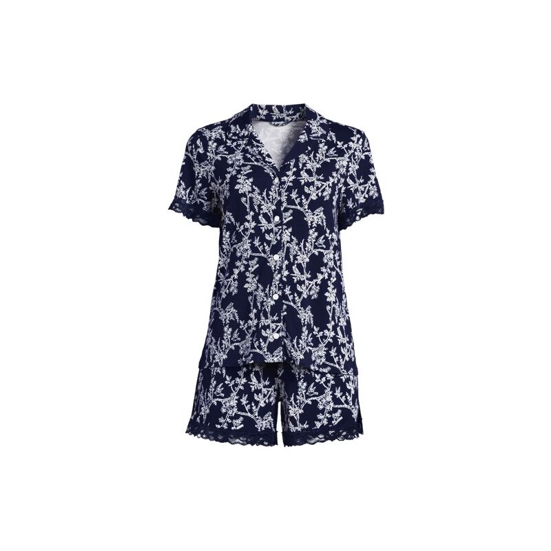 Cooling Pyjama Set With Shorts, Women, size: 3X, plus, Blue, by