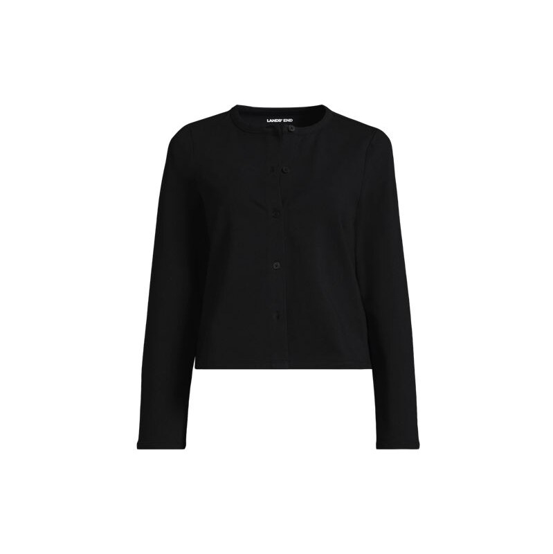 Starfish Cropped Cardigan, Women, size: XL, regular, Black,