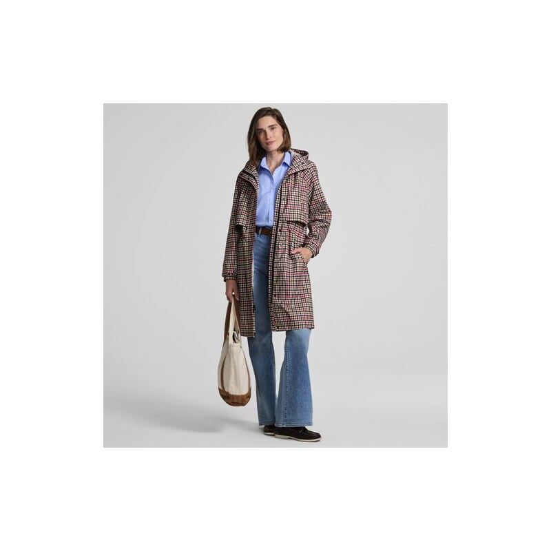 Squall Packable Waterproof Raincoat, Patterned, Women, size: M,