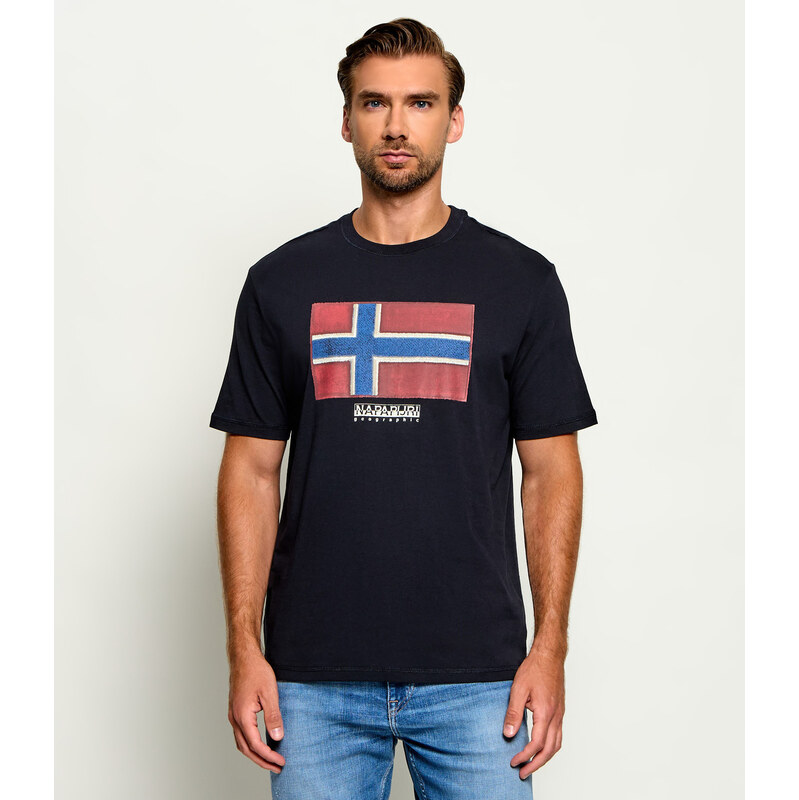 Napapijri Tričko S - Flag Tiki SS | Relaxed fit