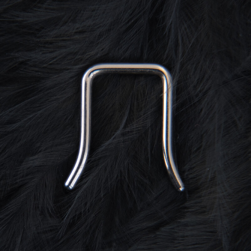 CryptoEshop Titanový piercing do nosu / náhrada / retainer 12 mm