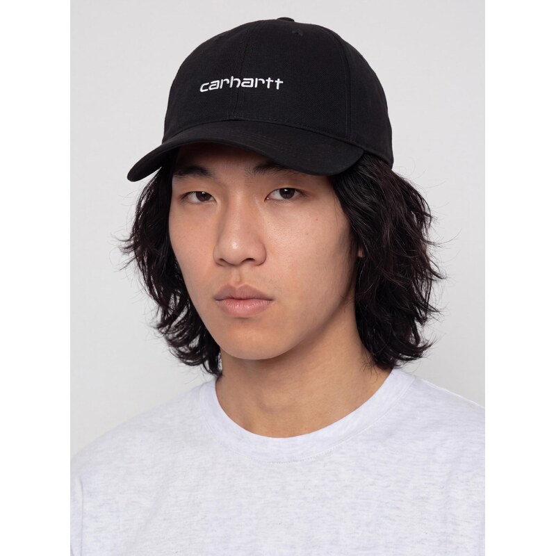 Carhartt WIP Canvas Script (black/white)černá