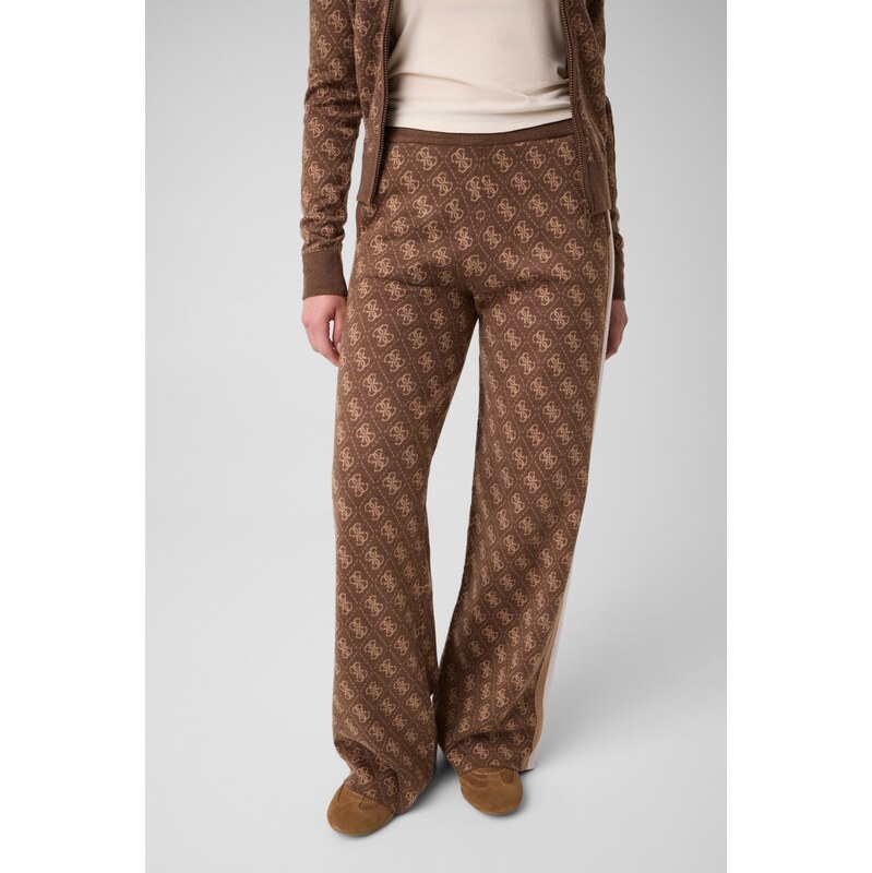GUESS ACTIVE Úpletové kalhoty Aneira | Relaxed fit | s příměsí