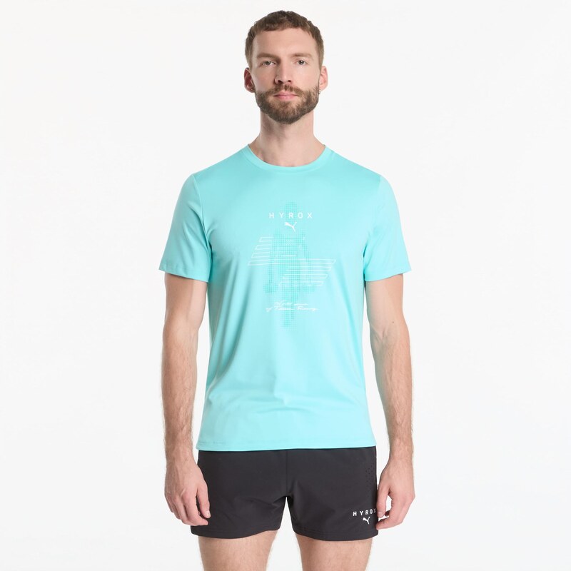 Tričko Puma x Hyrox M Cloudspun Thermoadapt Tee Intense Mint XL